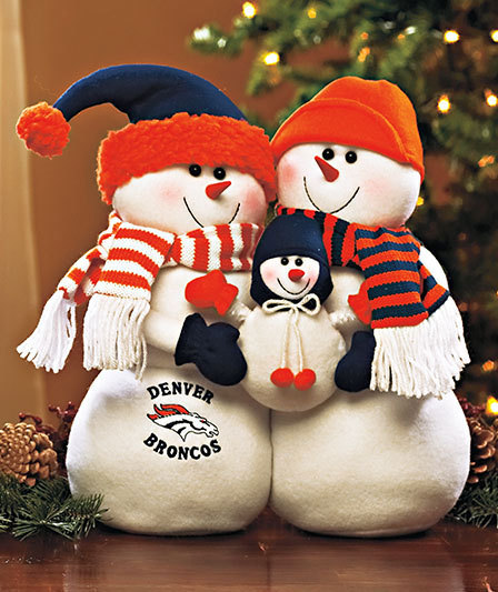 NFL Buffalo Bills Tabletop Snowman Family 