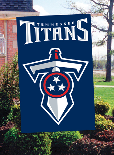 Tennessee Titans Flags - Tennessee Titans Flagpole Flags - Tennessee Titans  NFL 27 x 37 Vertical Outdoor Pole Flag