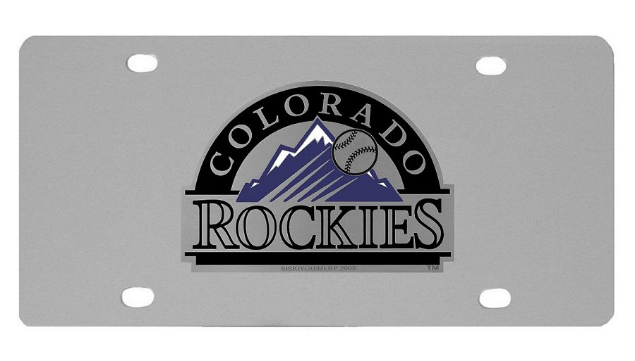 MLB Colorado Rockies License Plate Frame