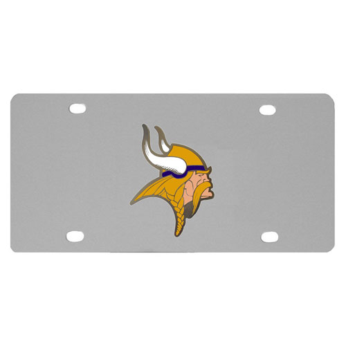 Minnesota Vikings License Plates - Minnesota Vikings License Frames - Minnesota  Vikings Stainless Steel License Plate