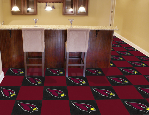 Arizona Cardinals NFL 18 x 18 Carpet Tiles: Global Trucker - 12