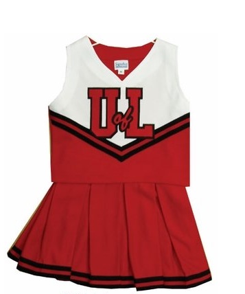 Louisville Cardinals 2 Piece Toddler Cheerleader Dress