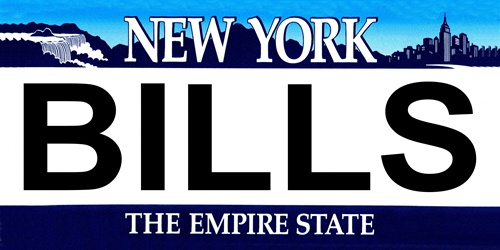 Buffalo Bills License Plates - Buffalo Bills State Background License Plates