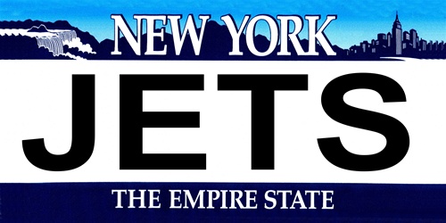 New York Jets License Plates 