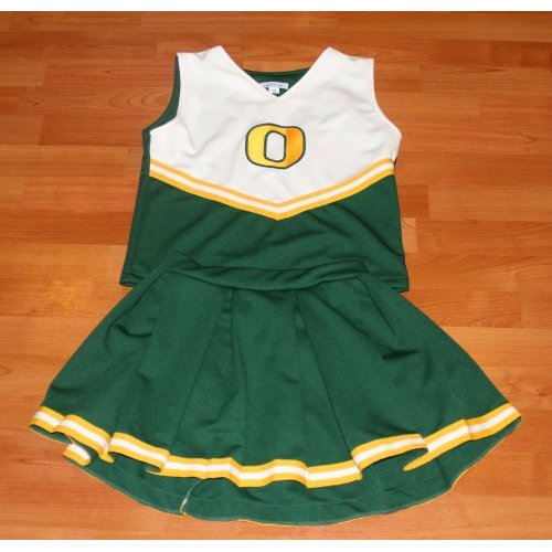 Anaheim Mighty Ducks Cheerleader Outfit Shirt Skirt 4 5 6 6X Jersey Vintage  Girl